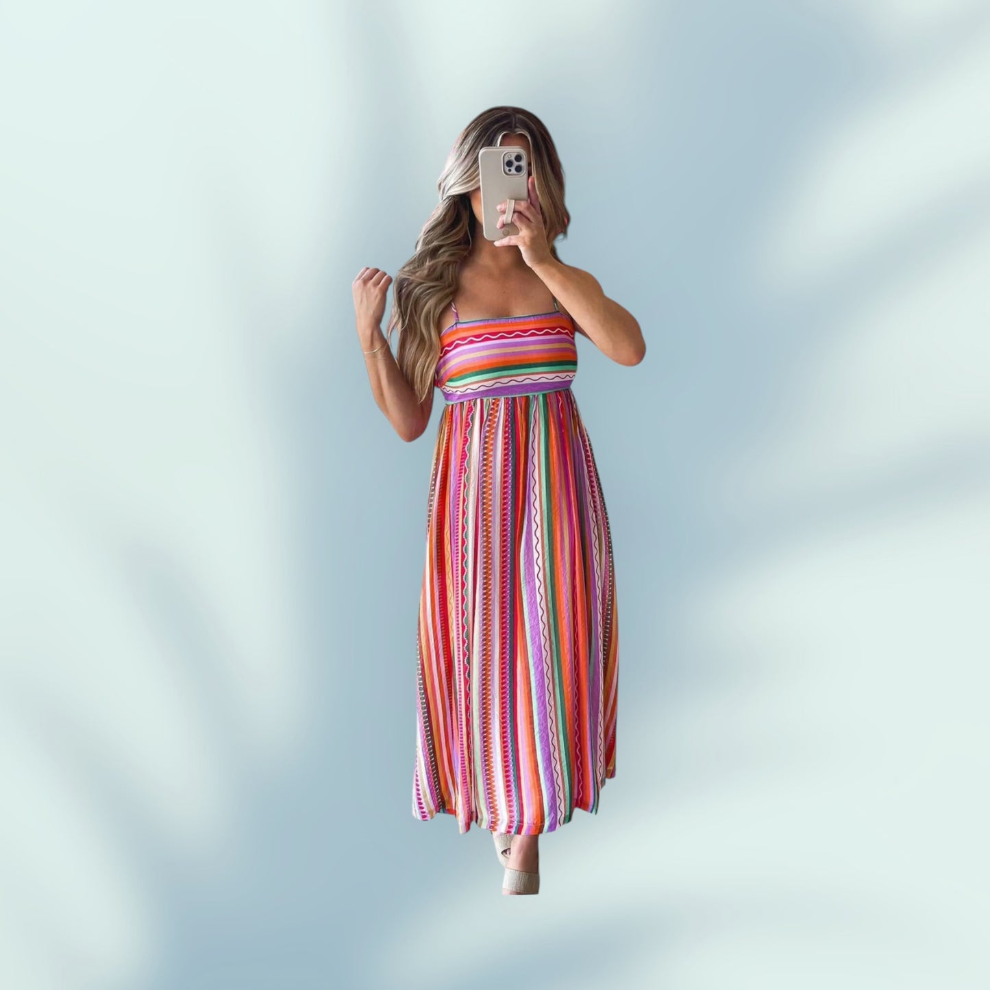 Multicolor Maxi Dress