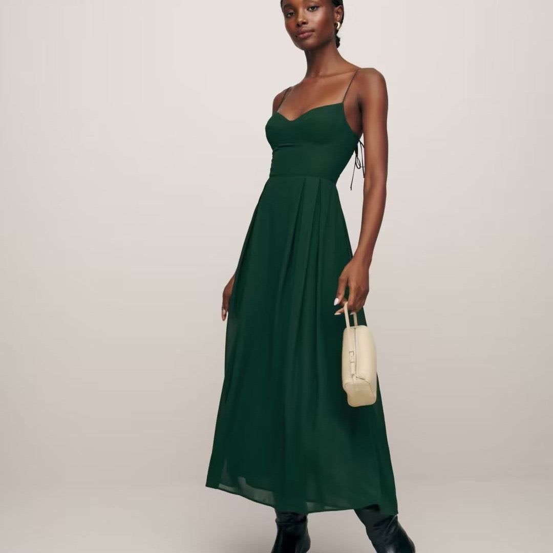 Deep Green Maxi Dress