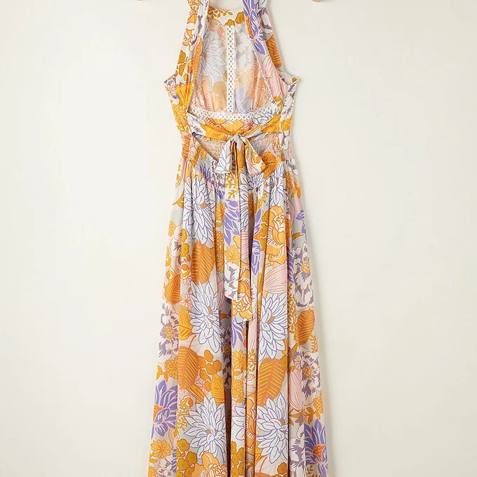 Orange Boho Maxi Dress